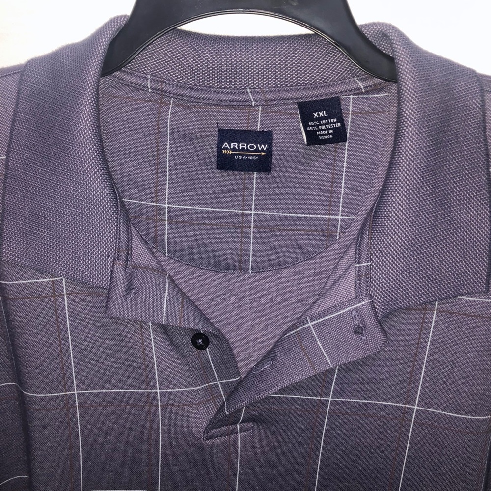 Arrow | Striped squared Polo Golf shirt - Picture 5 of 6